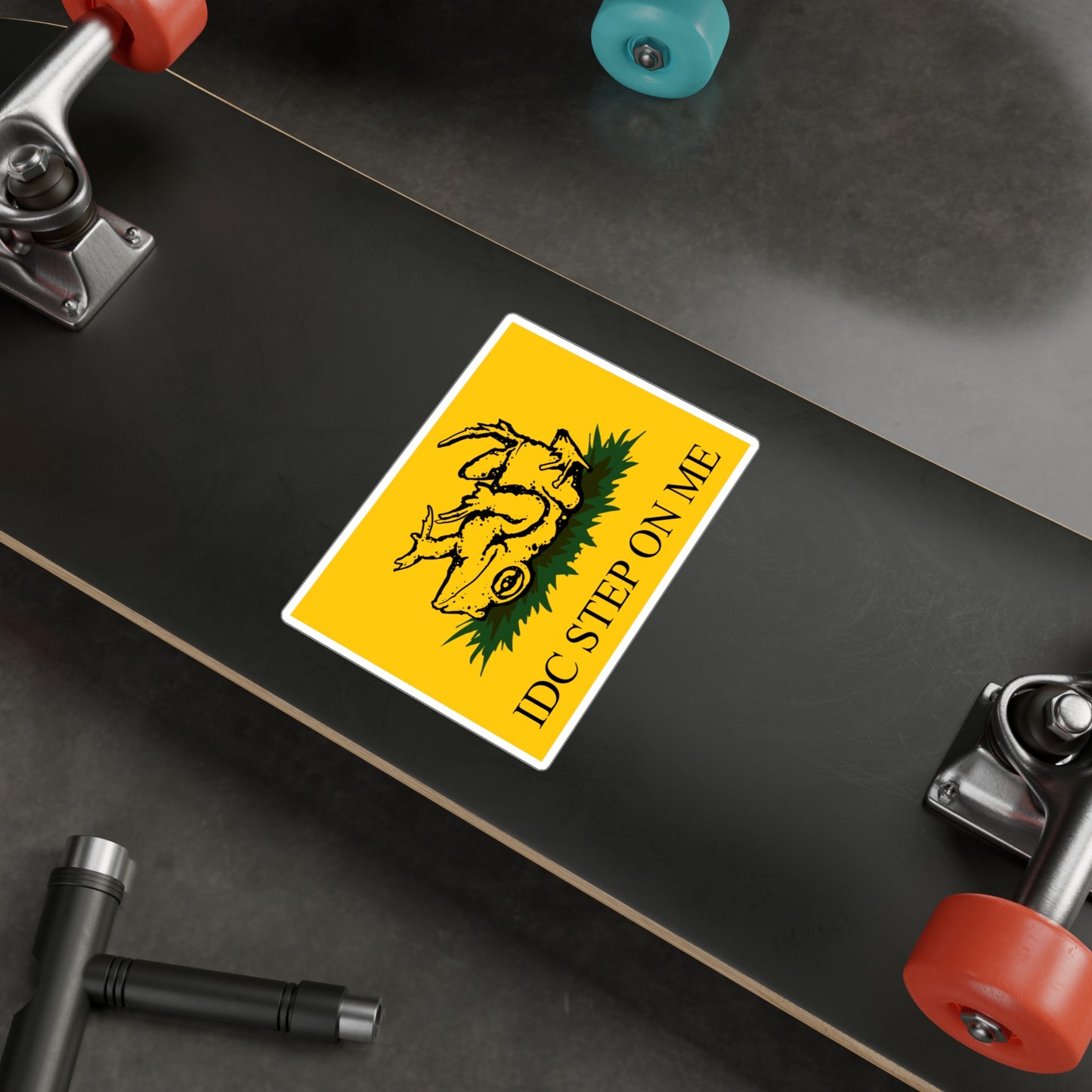Gadsden Frog Kiss-Cut Vinyl Decal
