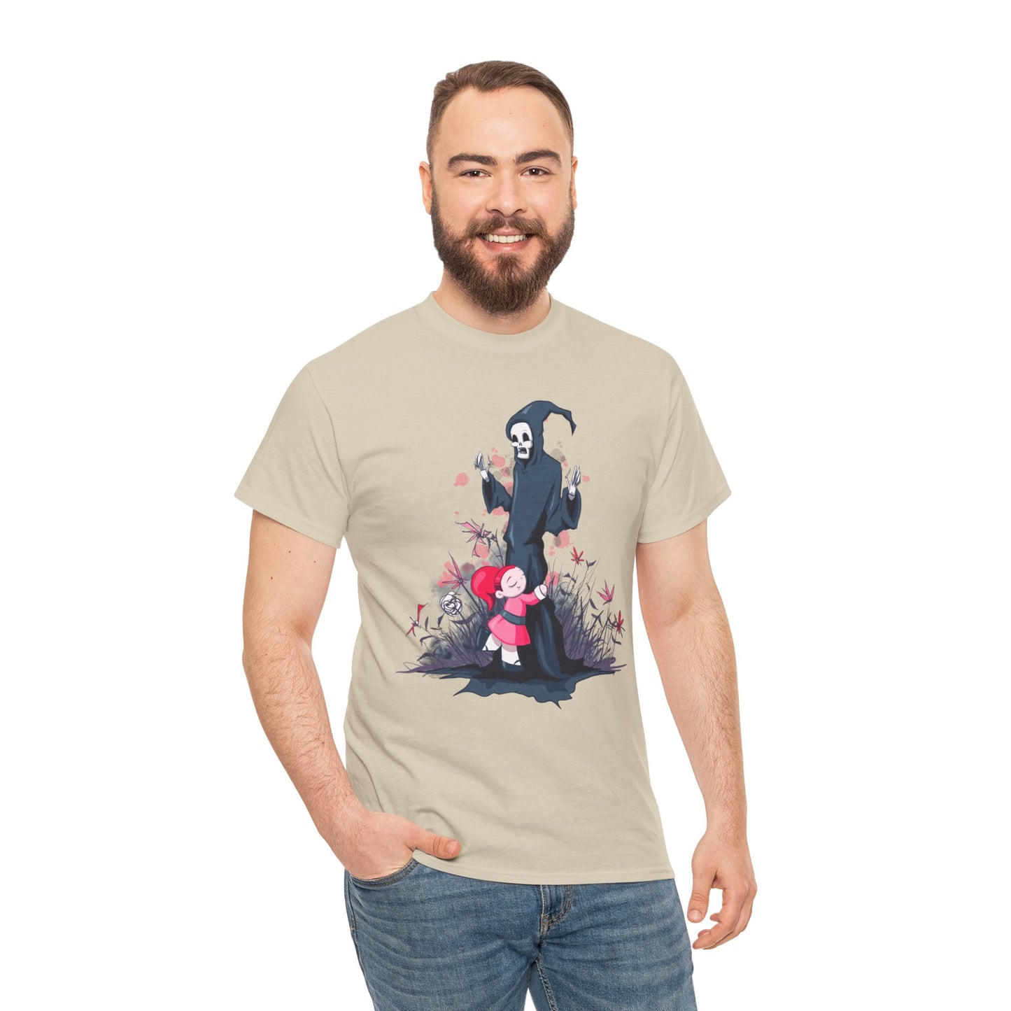 Reaper Hug Unisex Heavy Cotton Tee