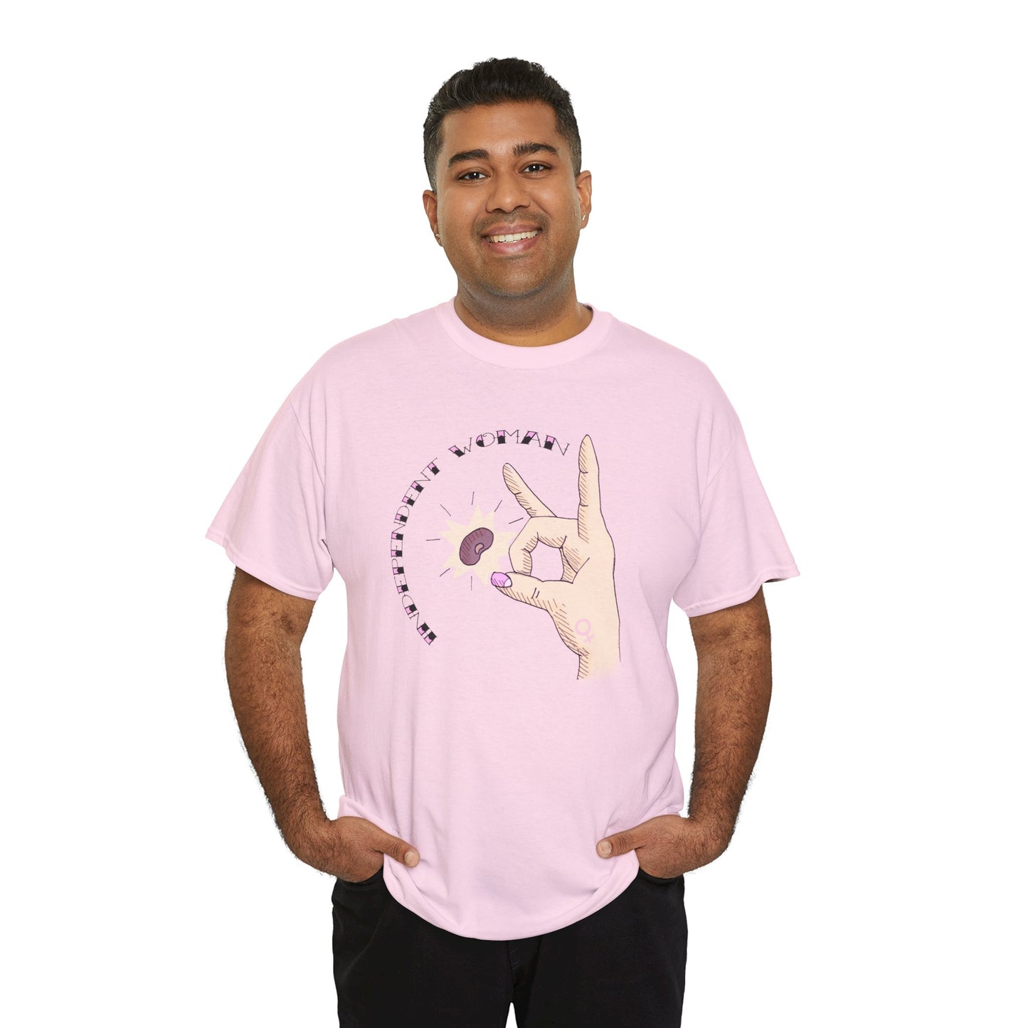 Independent Woman Unisex Heavy Cotton Tee