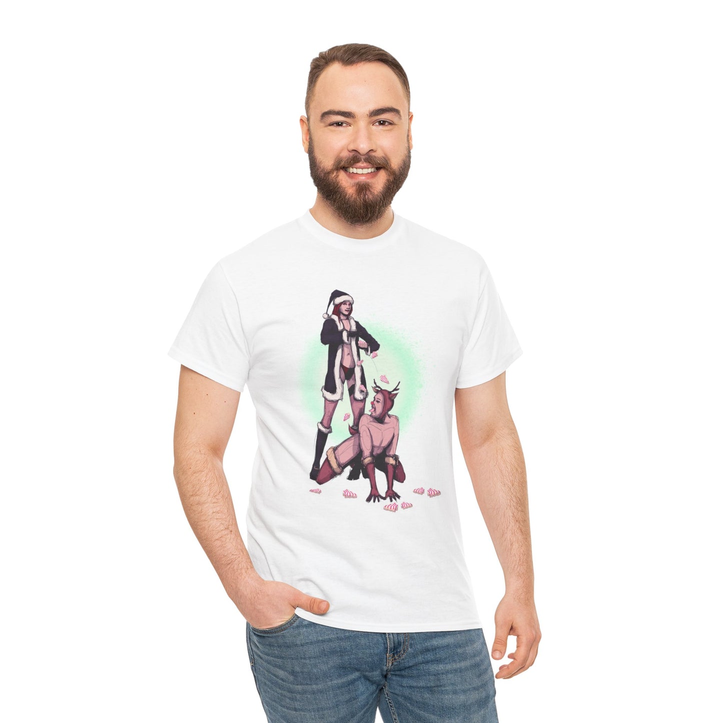 Christmas Rain Unisex Heavy Cotton Tee
