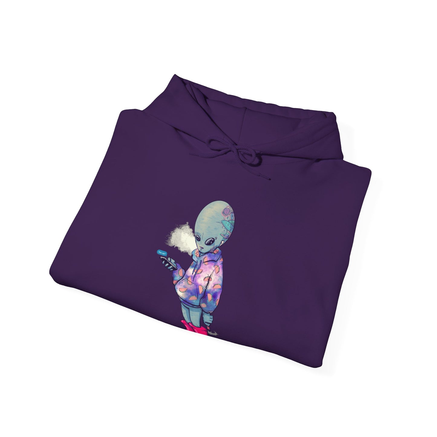 Earth Alien Unisex Heavy Blend Hooded Sweatshirt