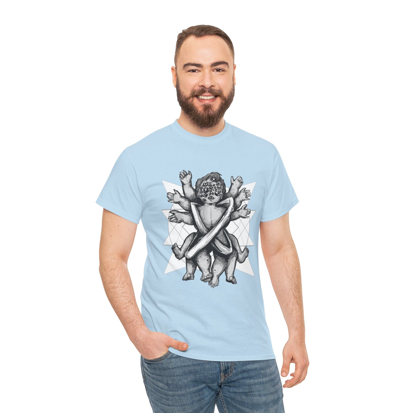 Biblically Accurate Baby Jesus Unisex Heavy Cotton Tee