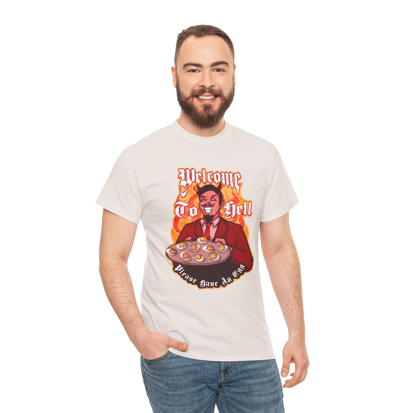 Deviled Eggs Unisex Heavy Cotton Tee