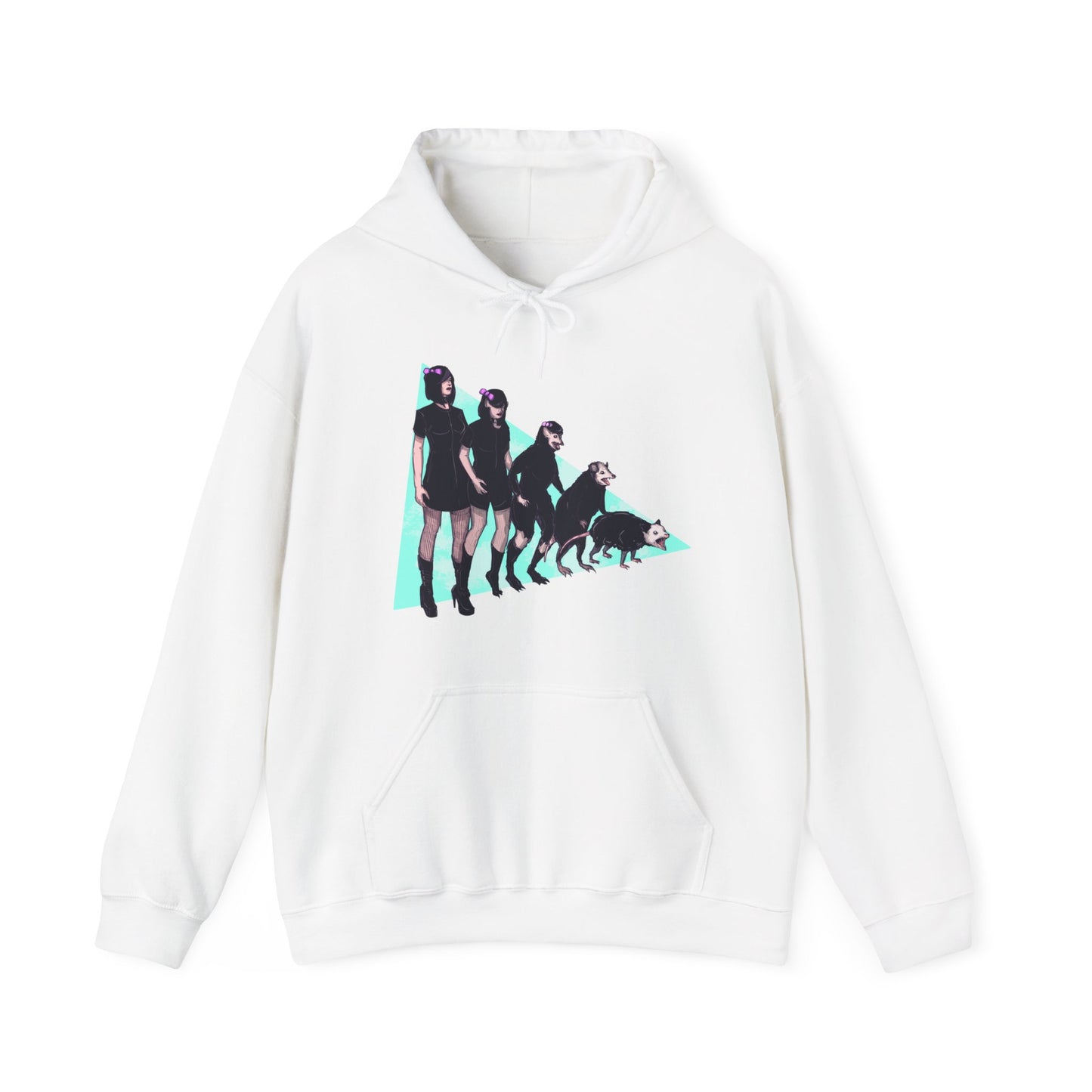 Opossum Girl Unisex Heavy Blend Hooded Sweatshirt
