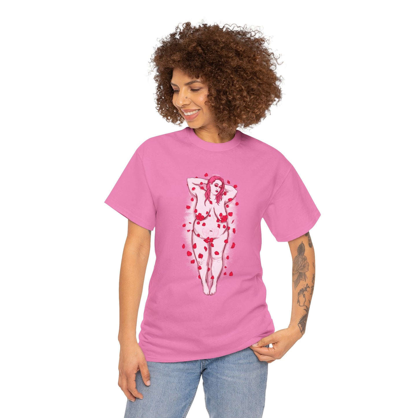 Stretch Heart Unisex Heavy Cotton Tee