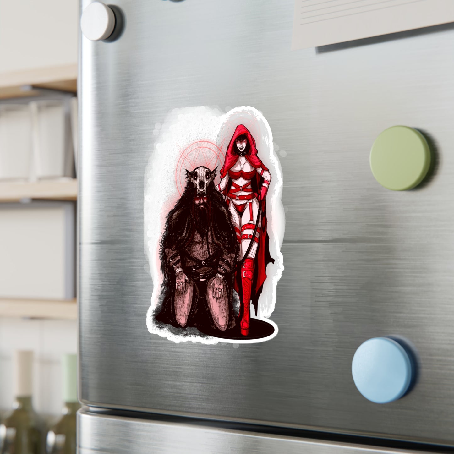 Taming The Wolf Kiss-Cut Vinyl Decal
