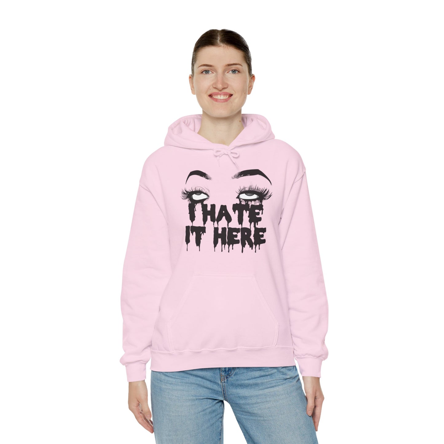 I Hate It Here Unisex Heavy Blend Hooded Sweatshirt