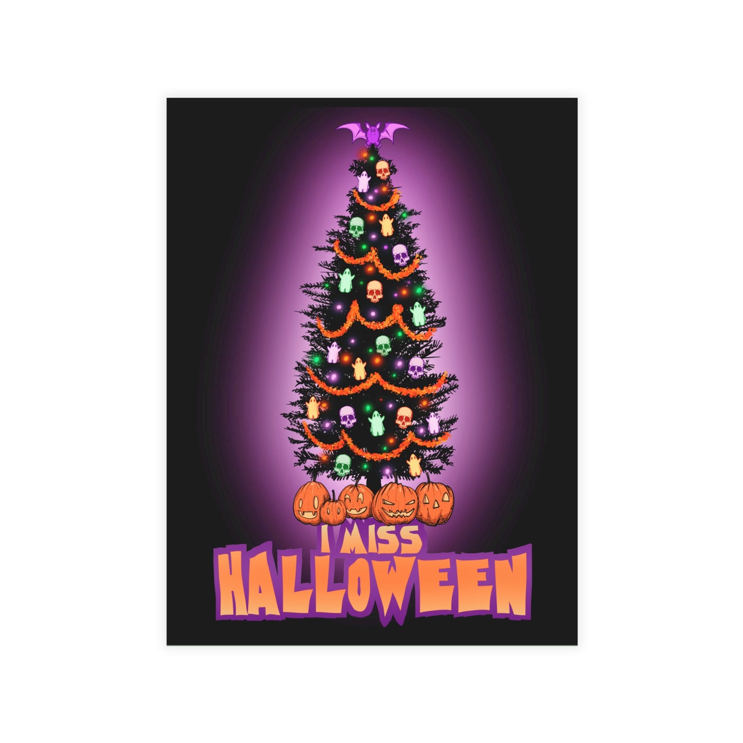 I Miss Halloween Greeting Card Bundles (10, 30, 50 pcs)