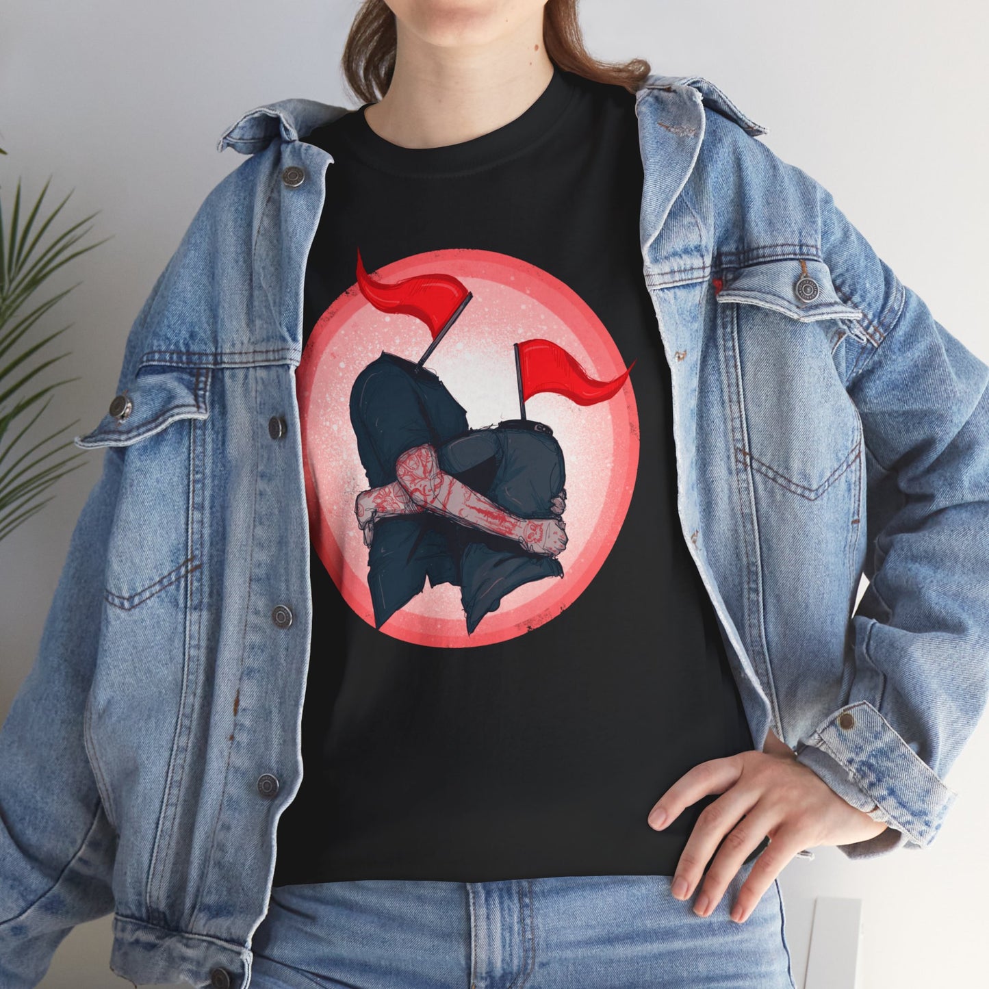 Red Flags Unisex Heavy Cotton Tee