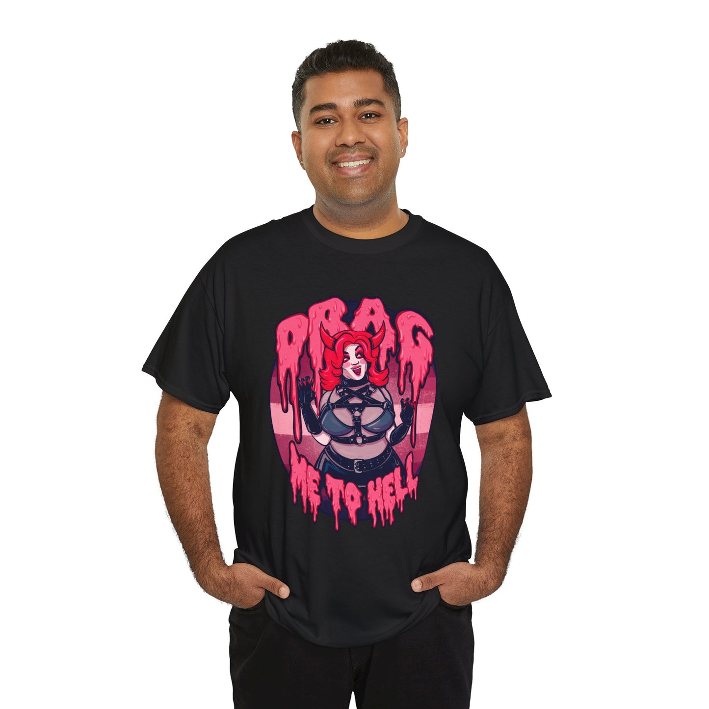 Drag Me To Hell Unisex Heavy Cotton Tee
