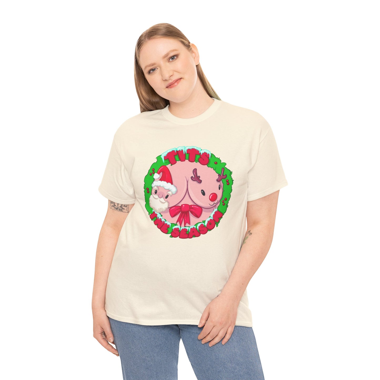 Tits The Season Unisex Heavy Cotton Tee