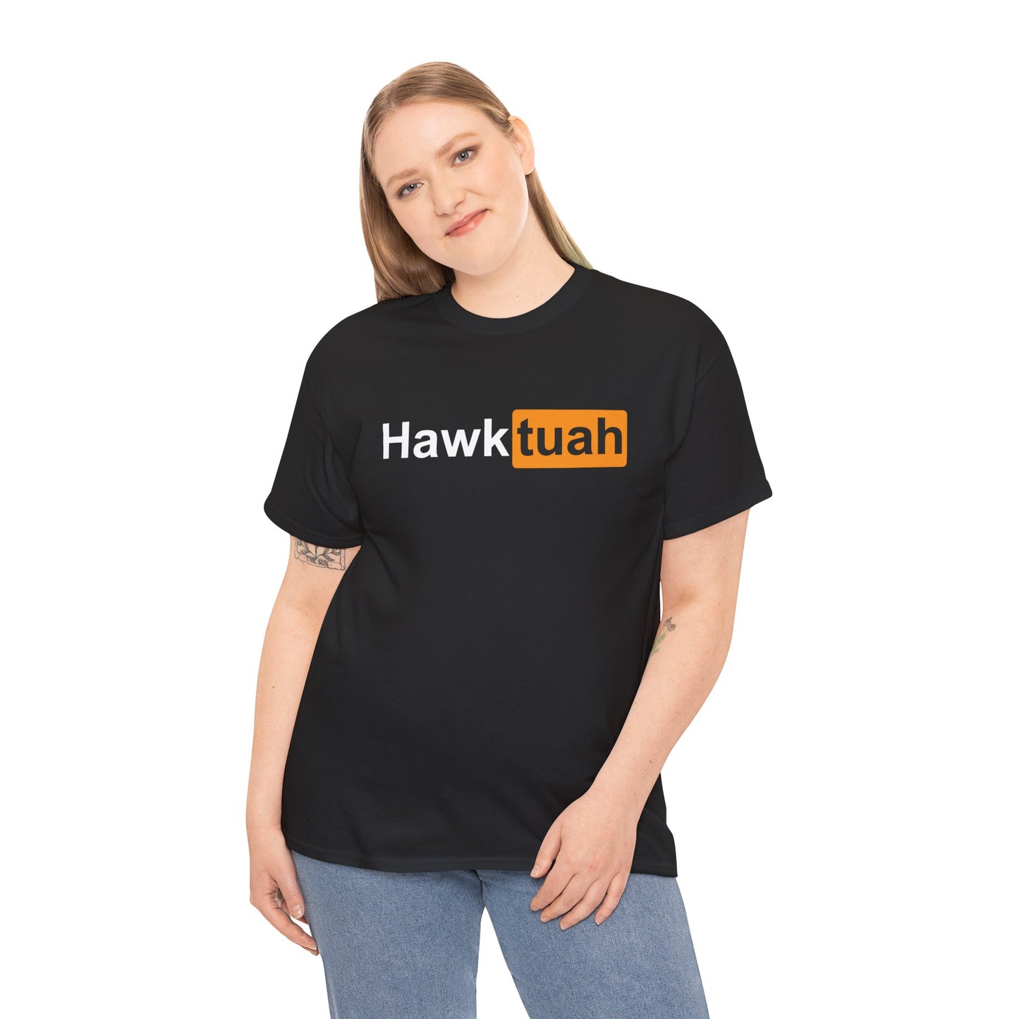 Hawk Tuah Unisex Heavy Cotton Tee
