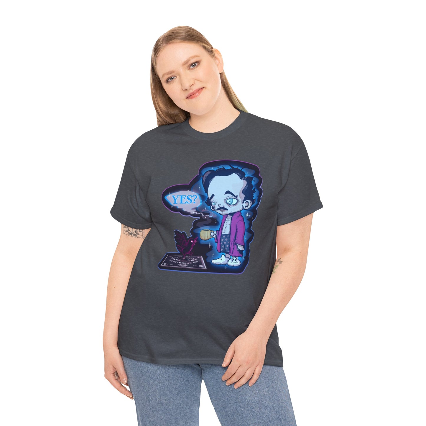 Edgar Allan Ghost Unisex Heavy Cotton Tee