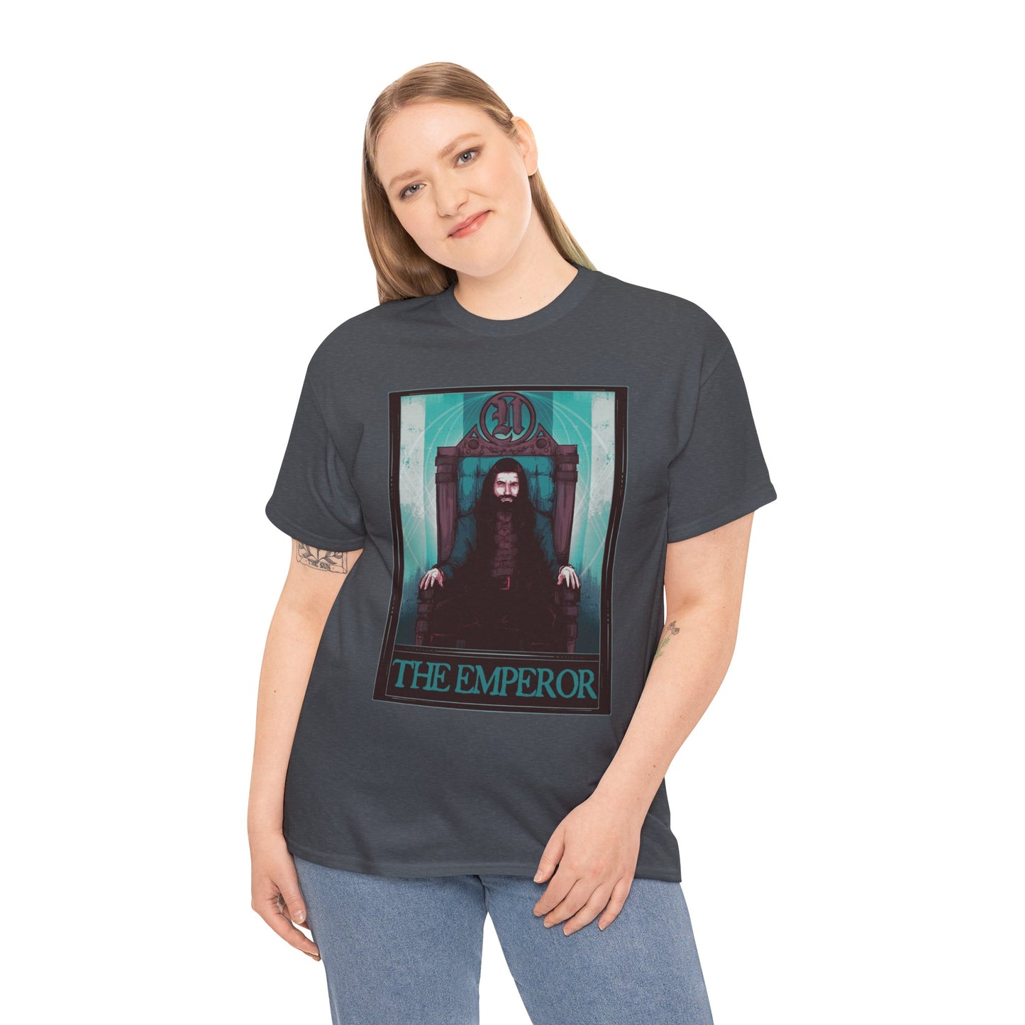 The Vampire Emperor Unisex Heavy Cotton Tee