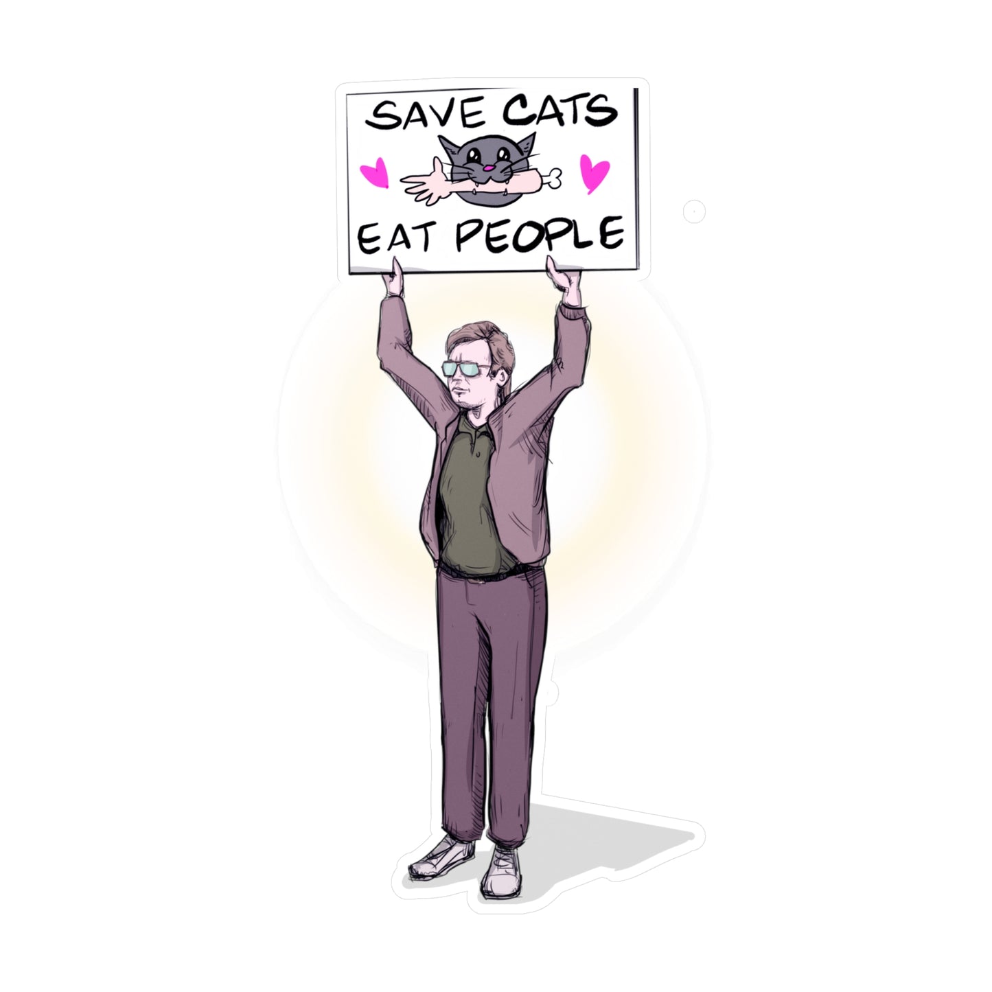 Activist Jeffrey Kiss-Cut Vinyl Decal