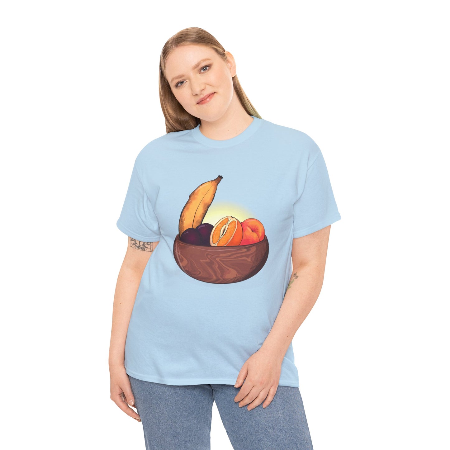 Adult Fruit Basket Unisex Heavy Cotton Tee