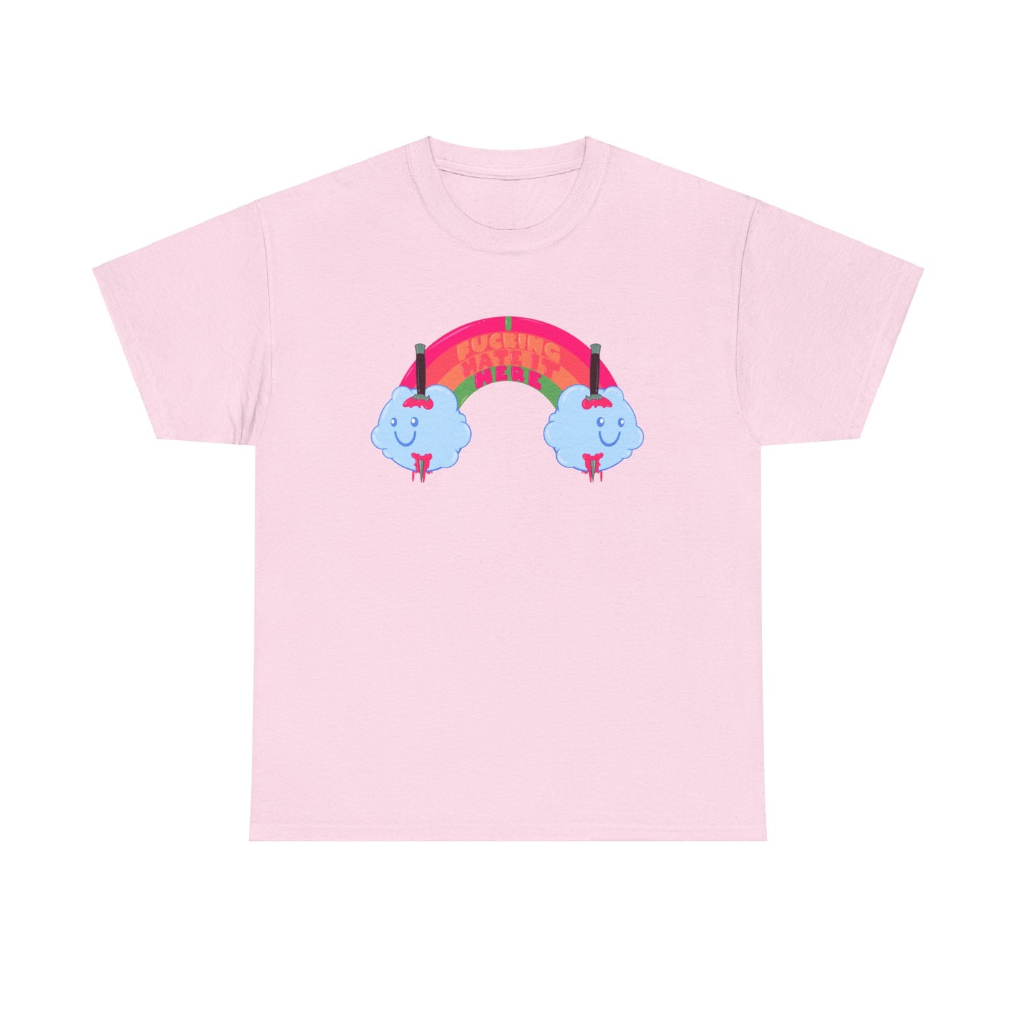 I Fucking Hate It Here Unisex Heavy Cotton Tee