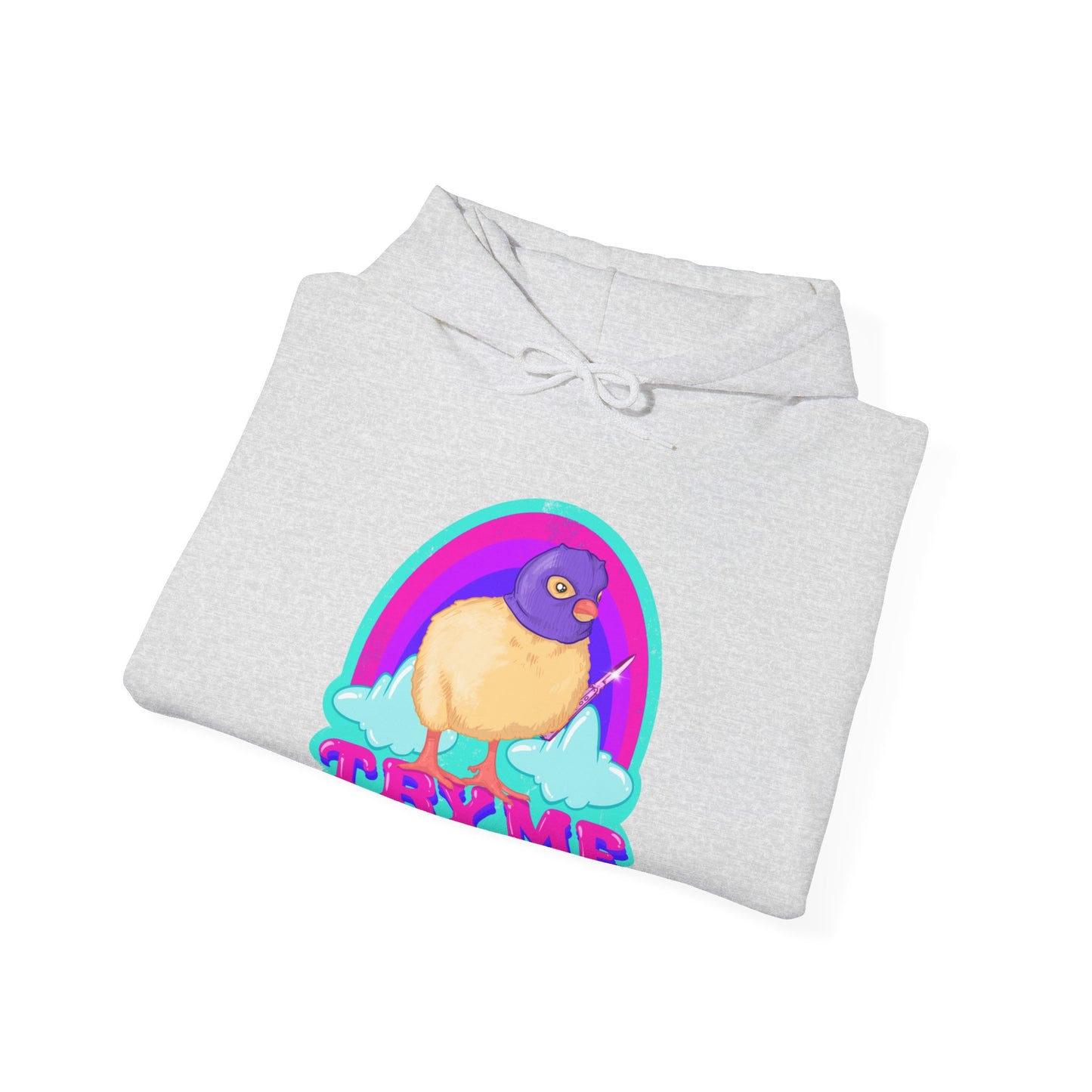 Try Me Unisex Heavy Blend Hooded Sweatshirt