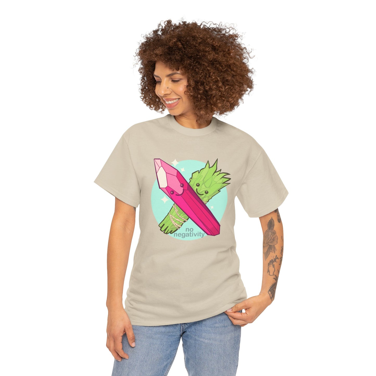 No Negativity Unisex Heavy Cotton Tee