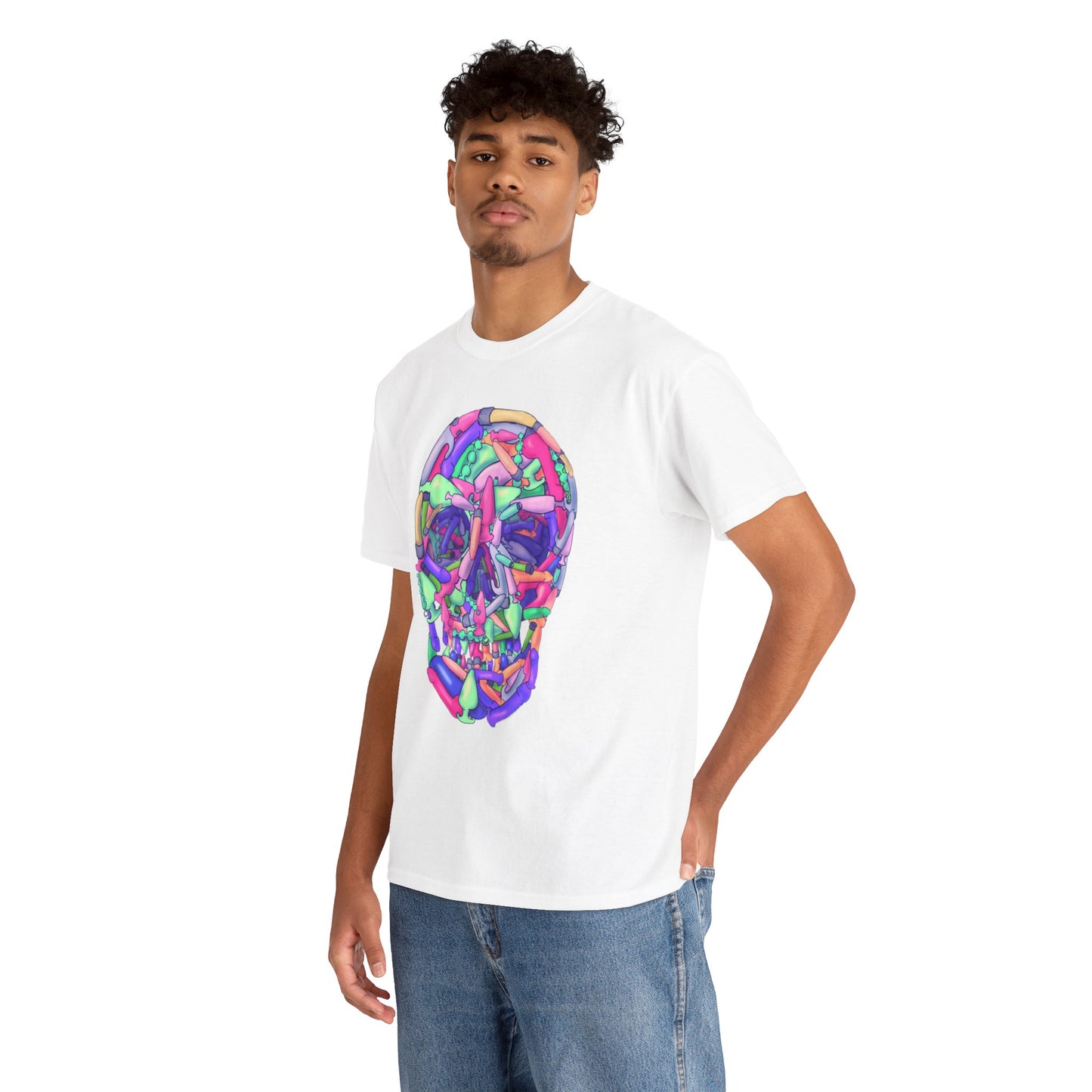 Sex Toy Skull Unisex Heavy Cotton Tee