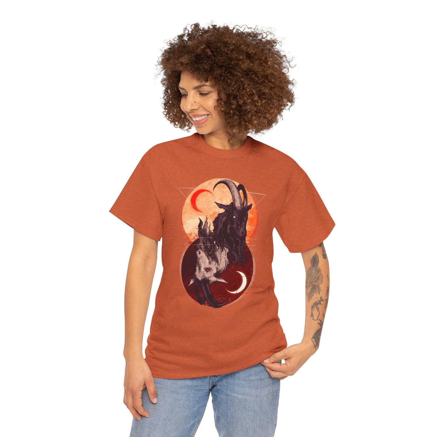 As Above So Below V Unisex Heavy Cotton Tee