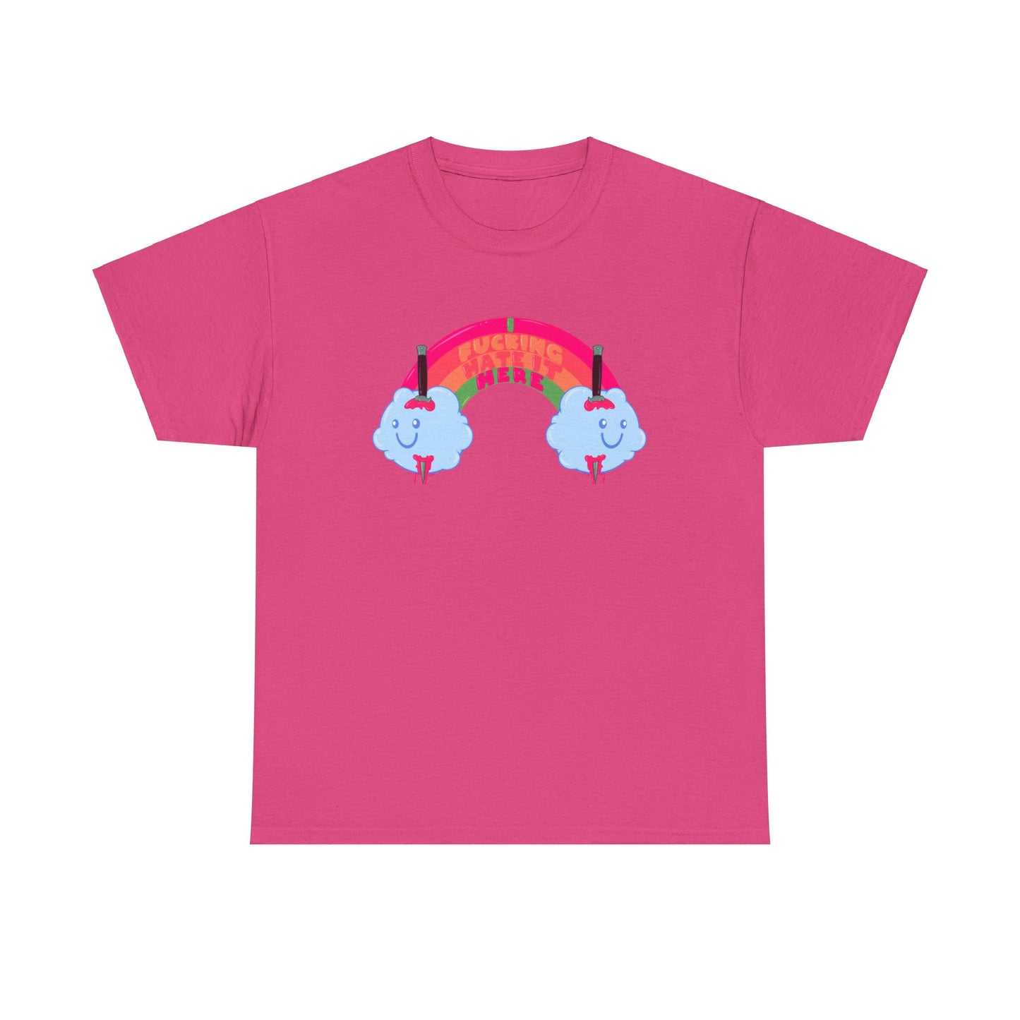 I Fucking Hate It Here Unisex Heavy Cotton Tee