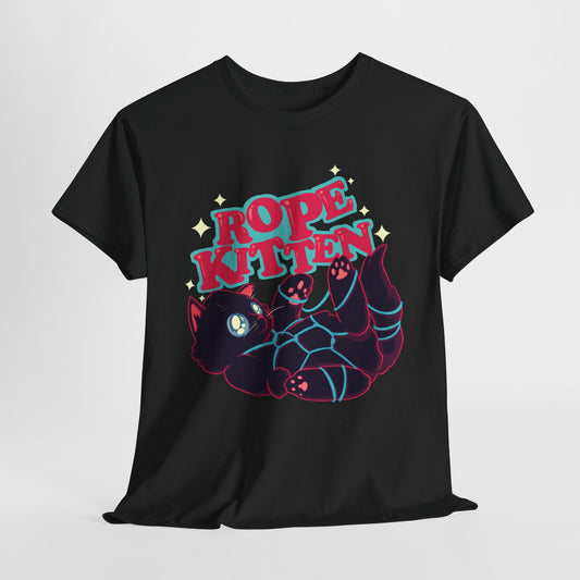 Rope Kitten Unisex Heavy Cotton Tee