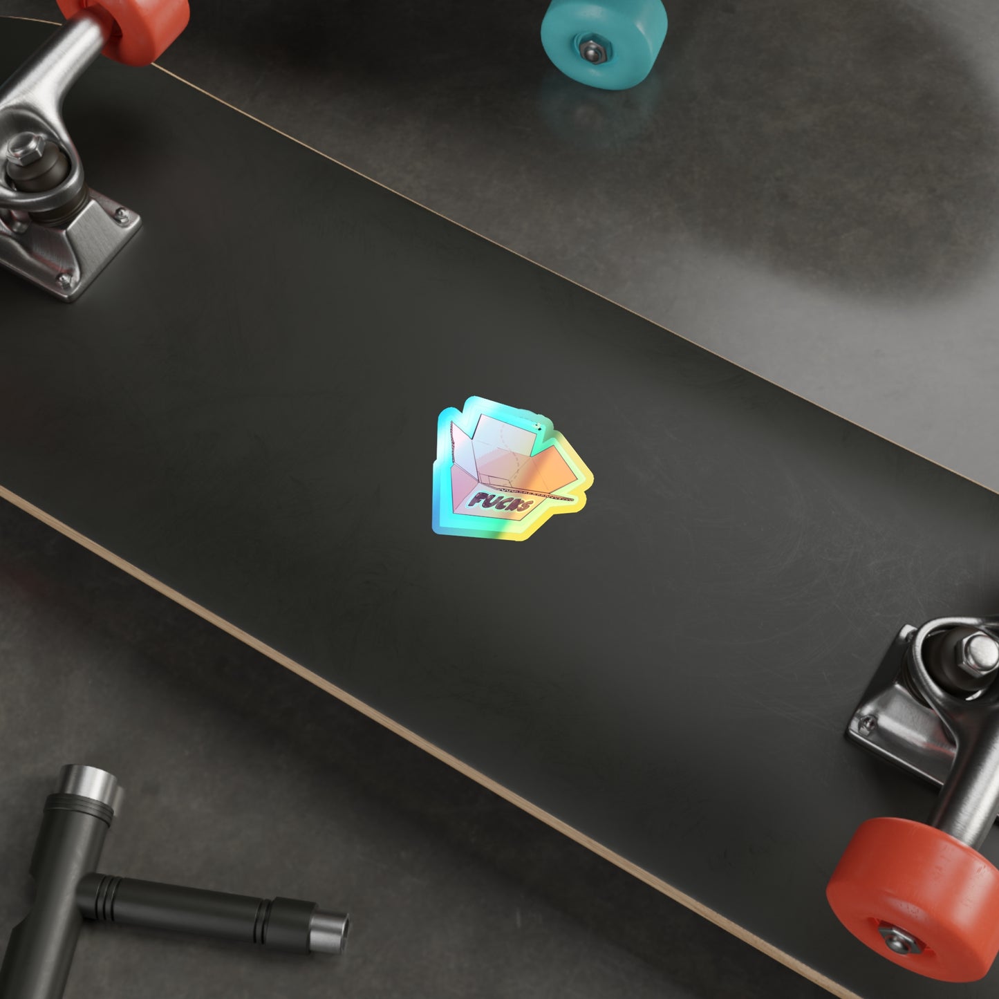 No Fucks Left Holographic Die-cut Stickers