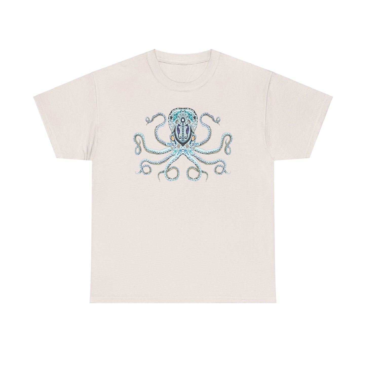Octopus Sugar Skull Unisex Heavy Cotton Tee