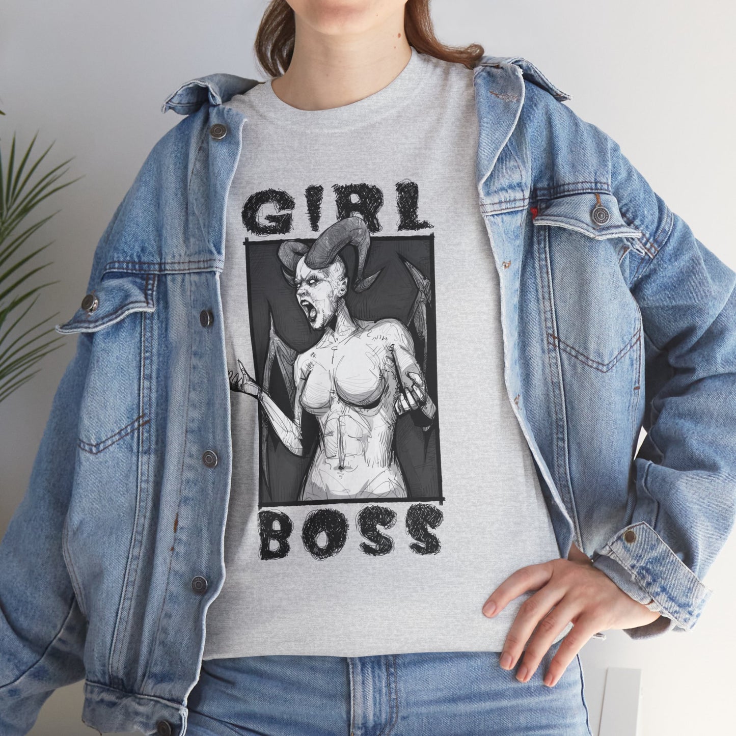 Girl Boss Unisex Heavy Cotton Tee