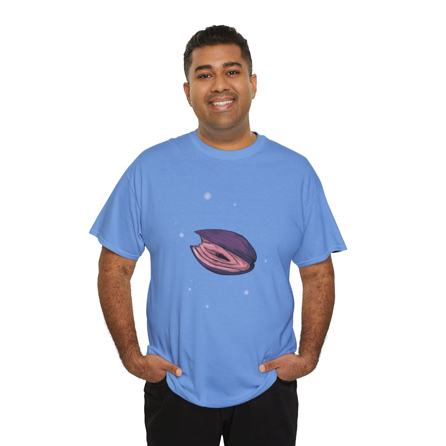 Pink Clam Unisex Heavy Cotton Tee