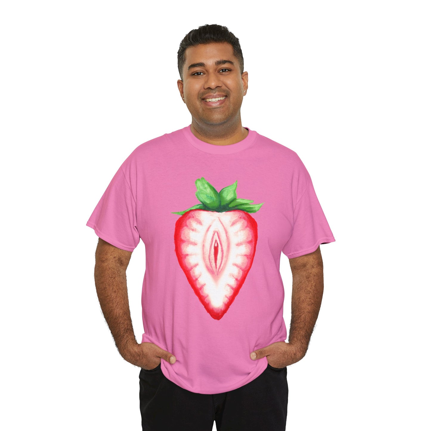 Juicy Strawberry Unisex Heavy Cotton Tee