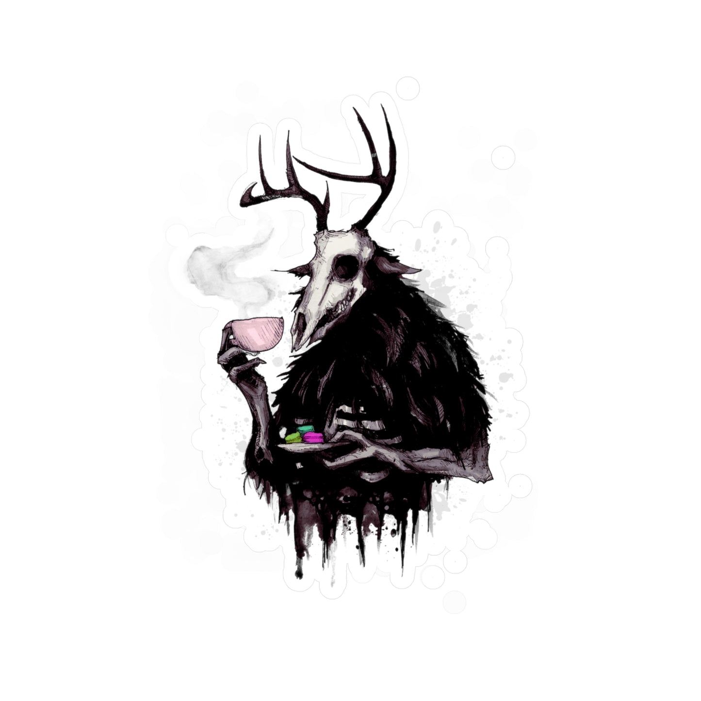 Tea Time Kiss-Cut Vinyl Decal