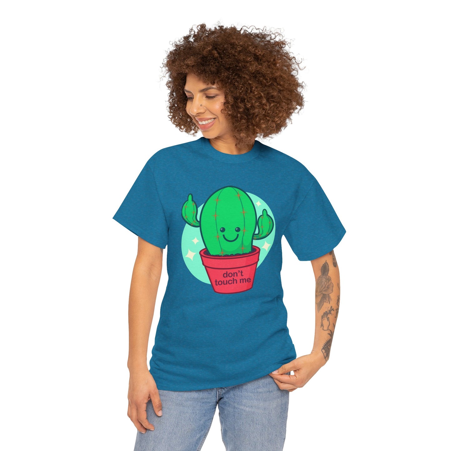 Don't Touch Me Unisex Heavy Cotton Tee