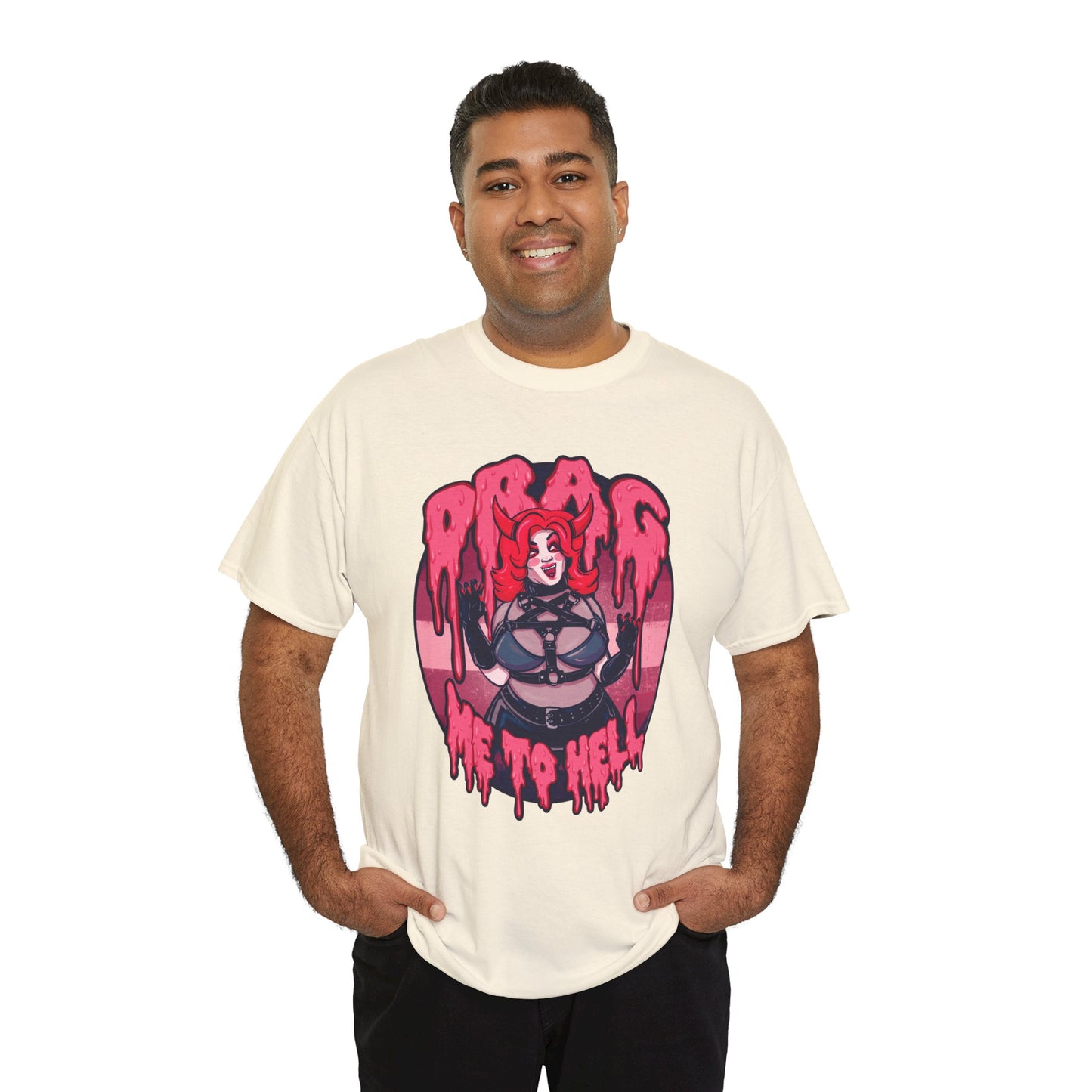 Drag Me To Hell Unisex Heavy Cotton Tee