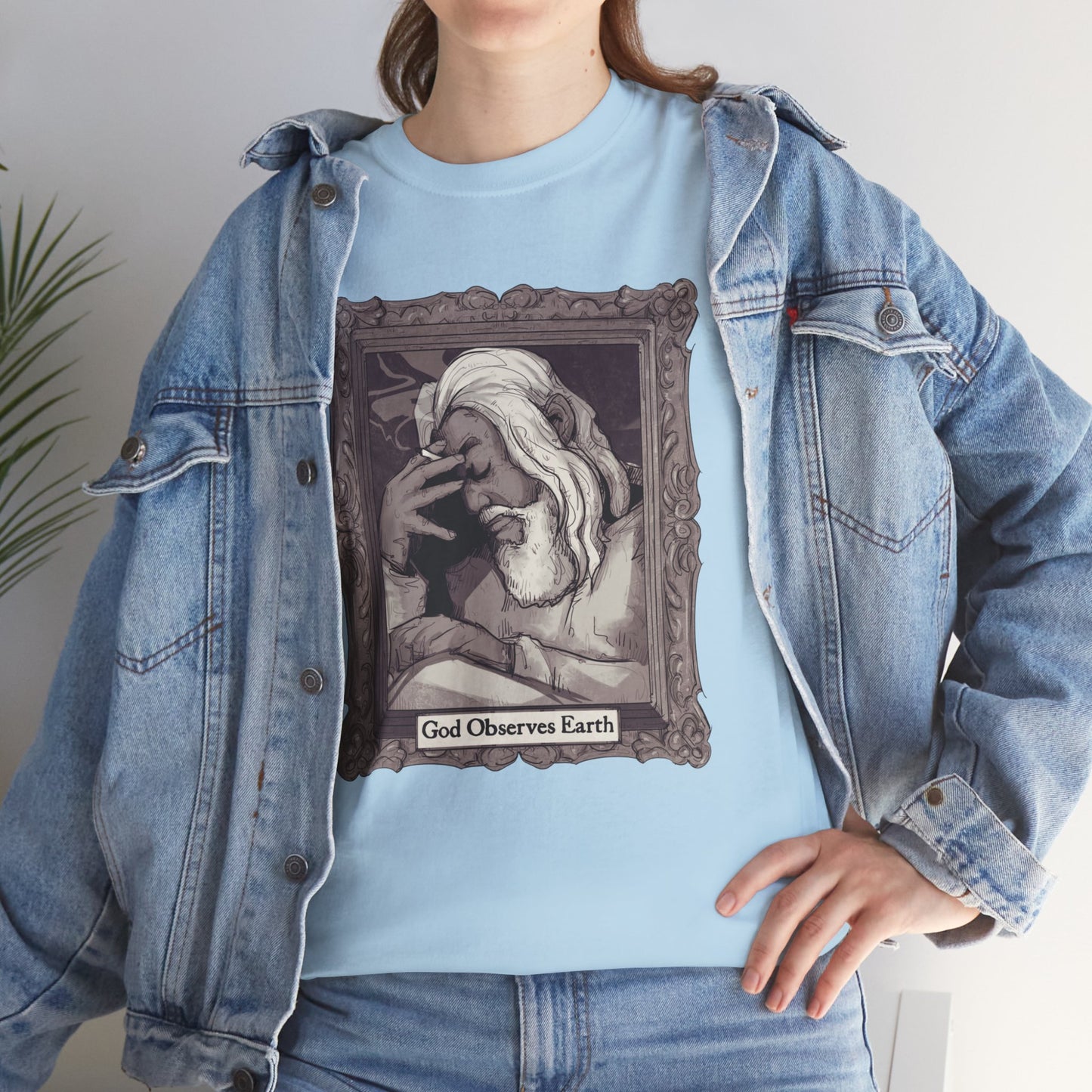 God Observes Earth Unisex Heavy Cotton Tee
