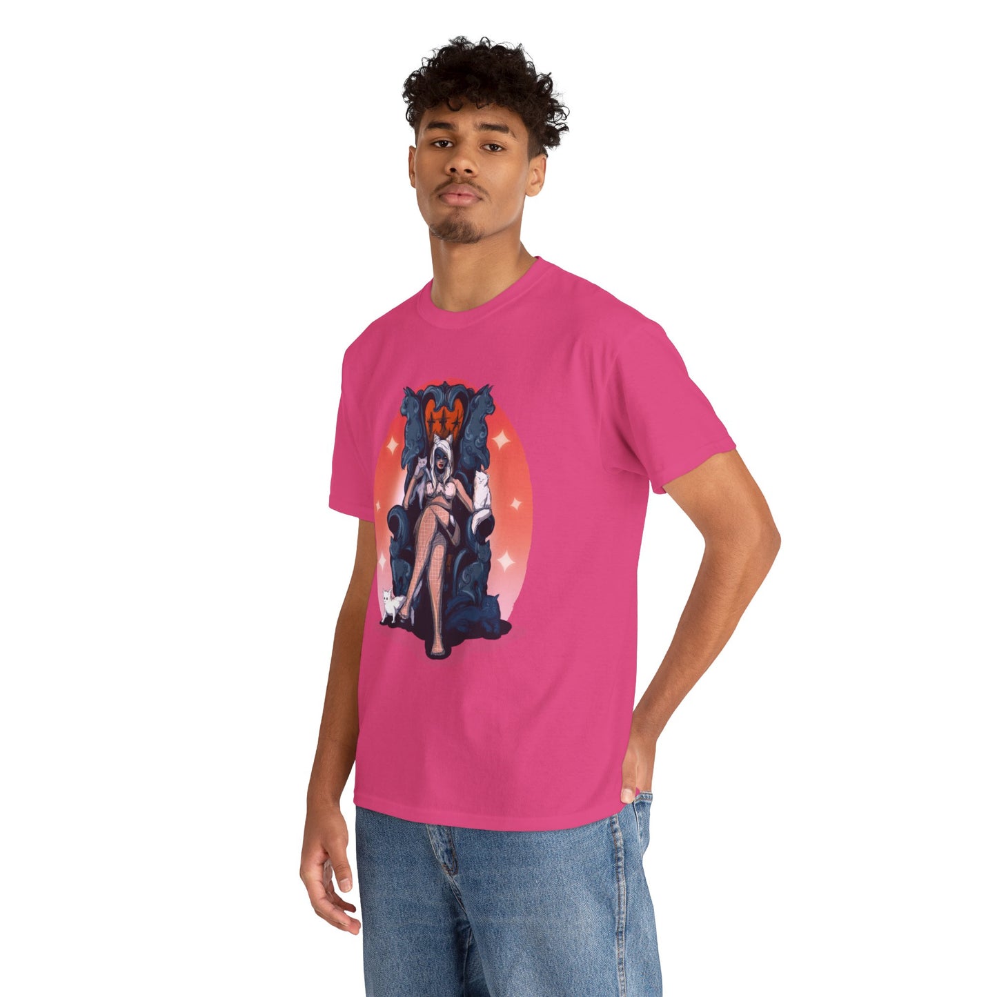 Kitty Queen Unisex Heavy Cotton Tee