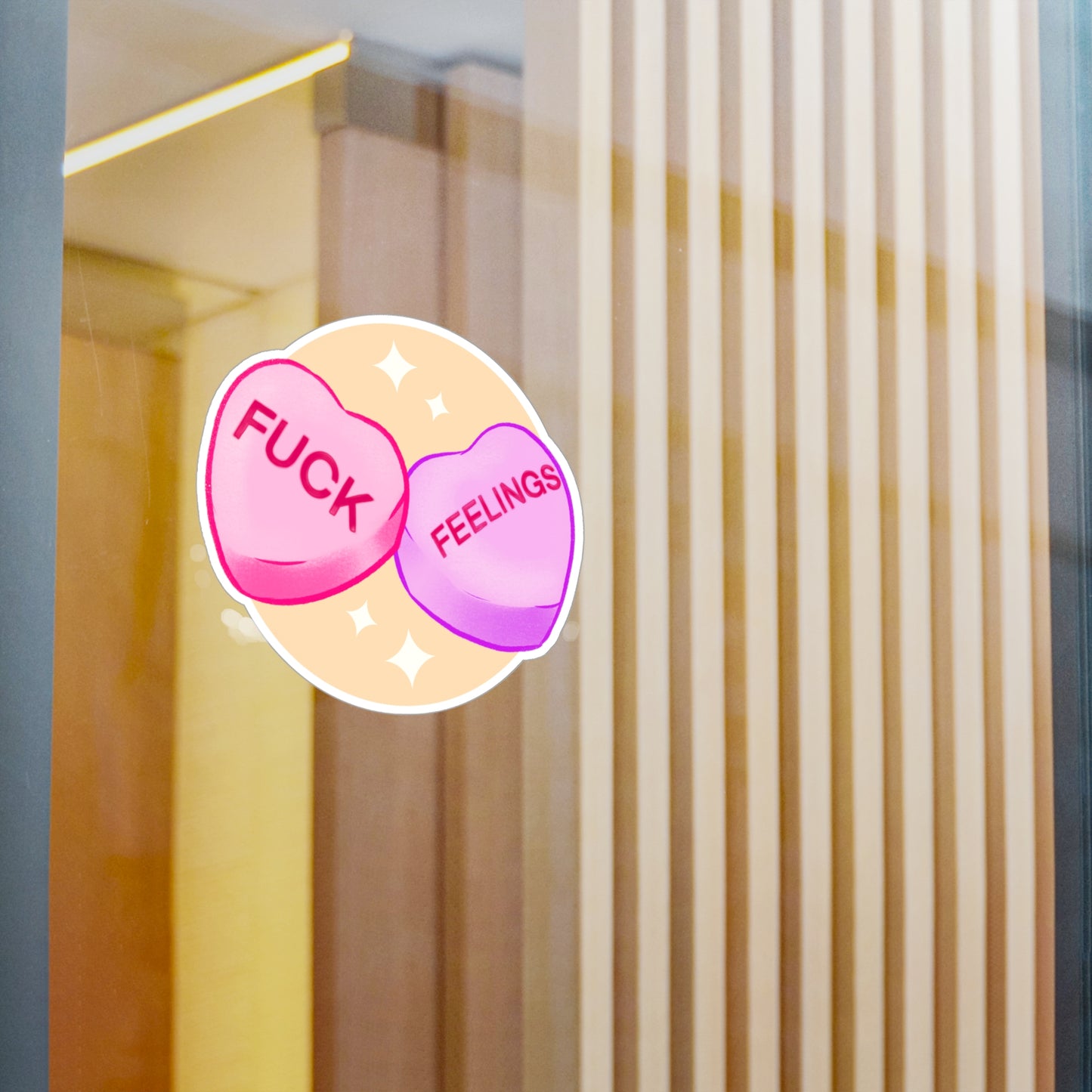 Fuck Feelings Kiss-Cut Vinyl Decal