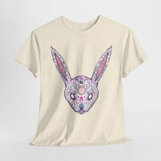 Rabbit Sugar Skull Unisex Heavy Cotton Tee