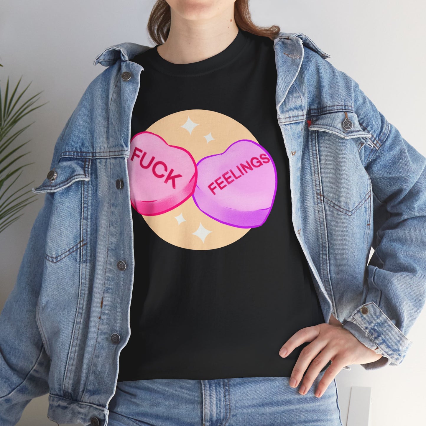 Fuck Feelings Unisex Heavy Cotton Tee
