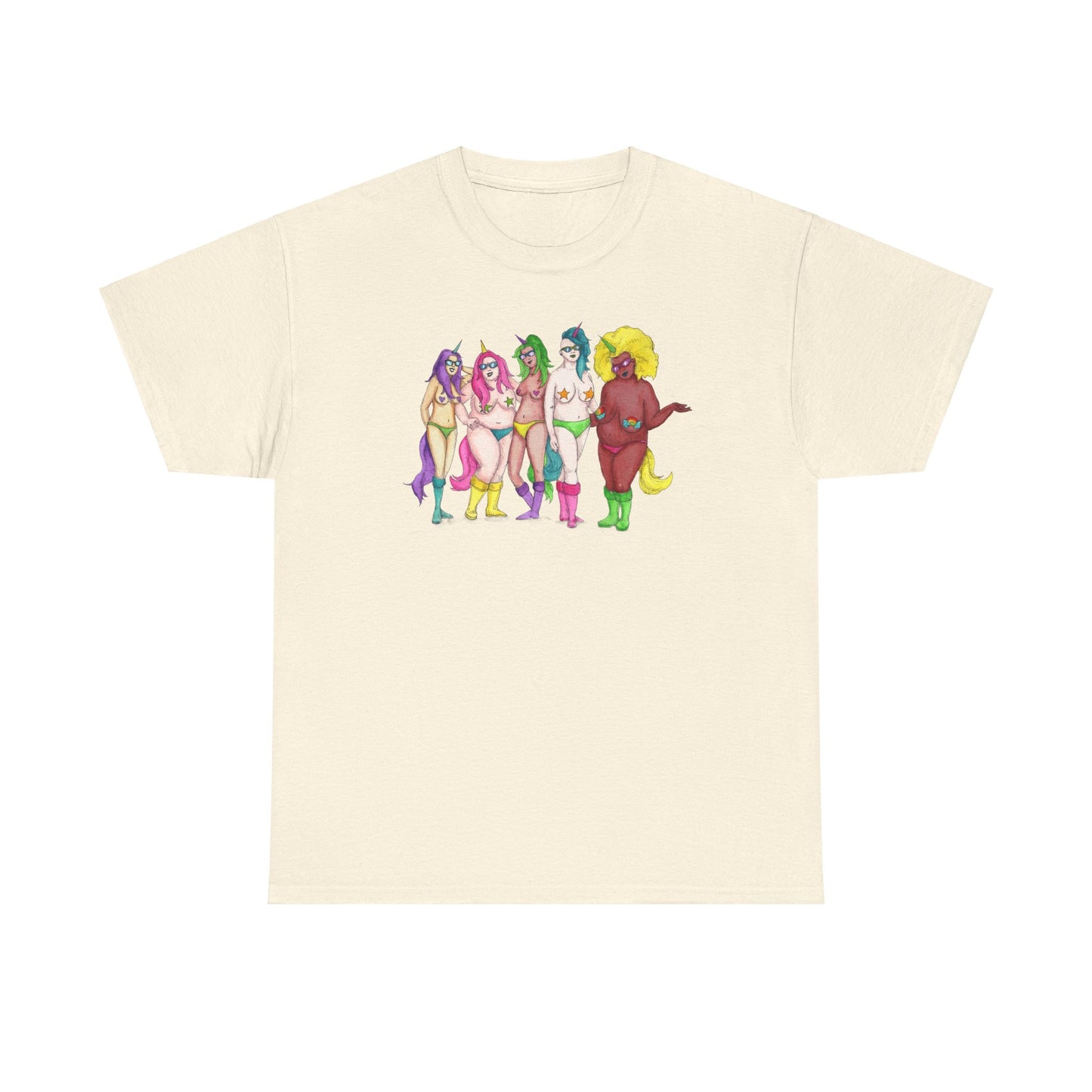 Unicorns Unisex Heavy Cotton Tee