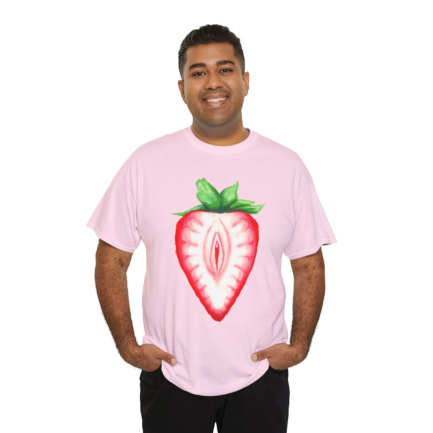 Juicy Strawberry Unisex Heavy Cotton Tee