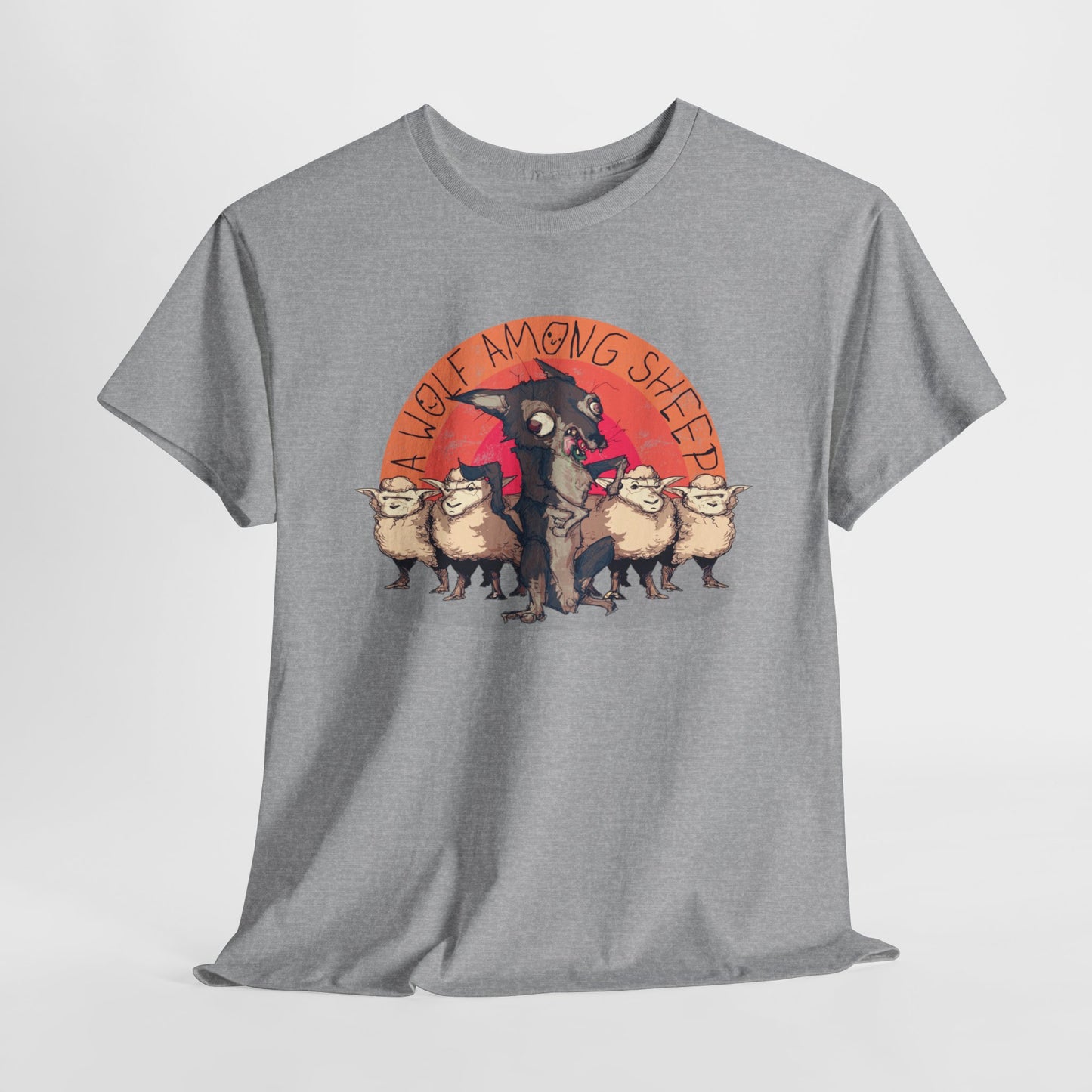A Wolf Among Sheep Unisex Heavy Cotton Tee
