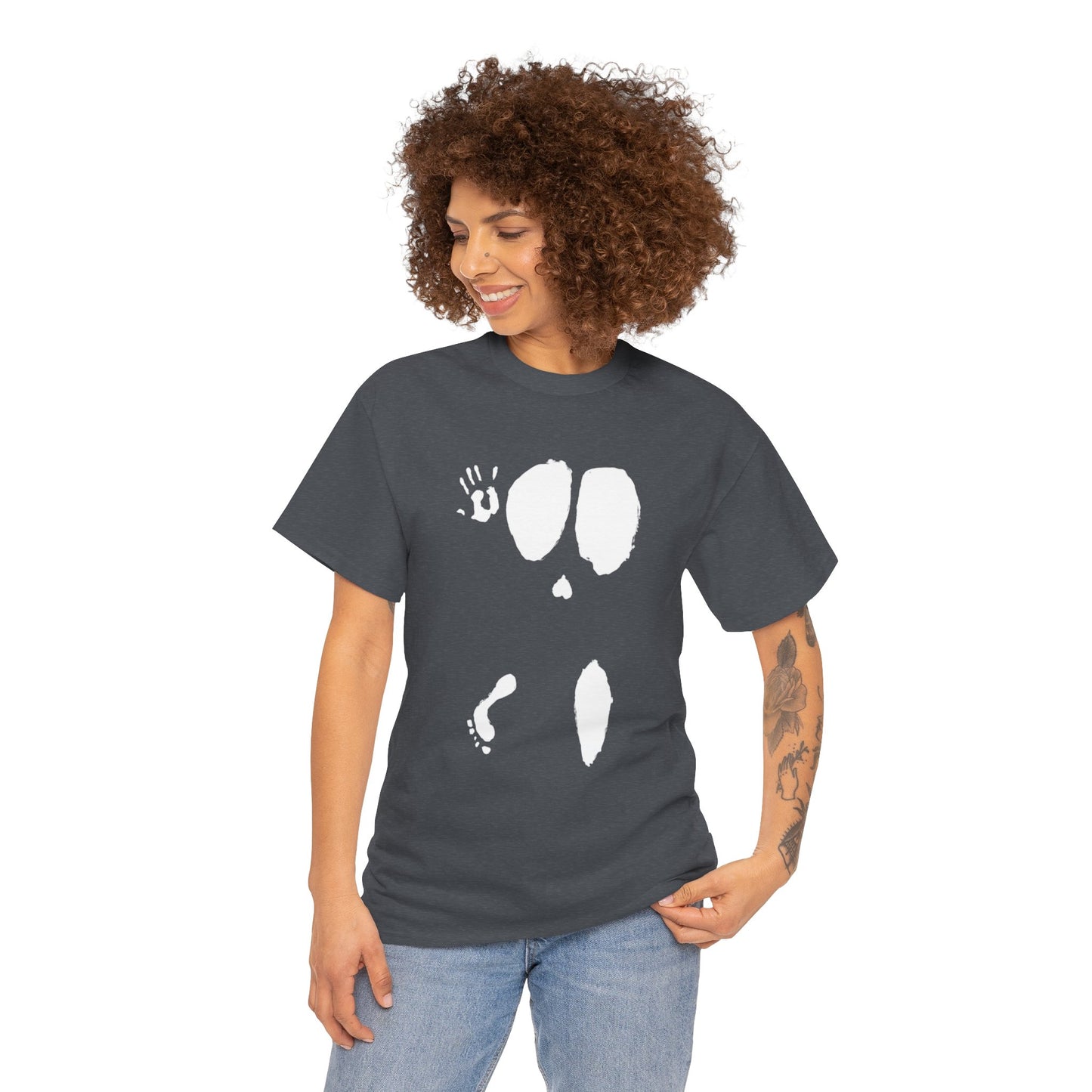 Ball Print Unisex Heavy Cotton Tee