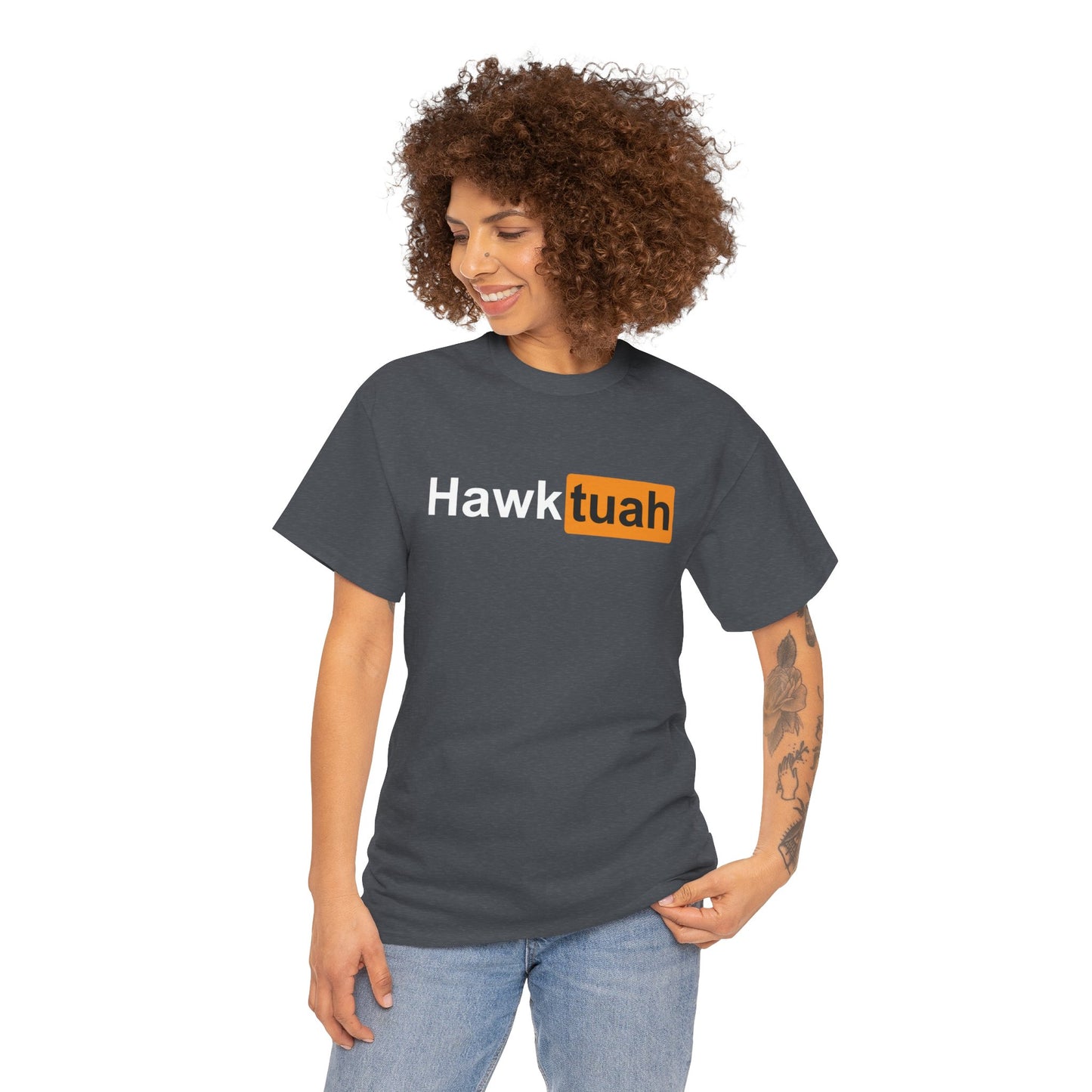 Hawk Tuah Unisex Heavy Cotton Tee