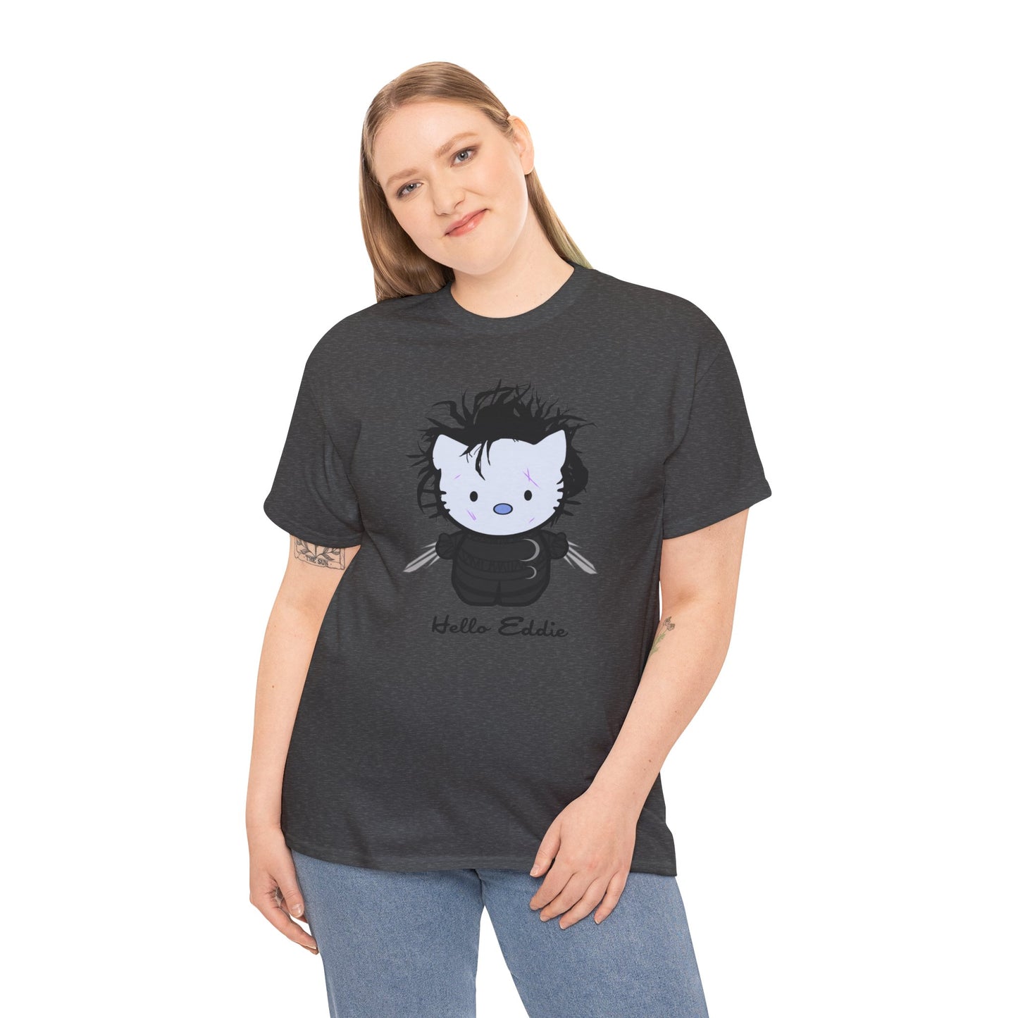 Hello Eddie Unisex Heavy Cotton Patreon Tee