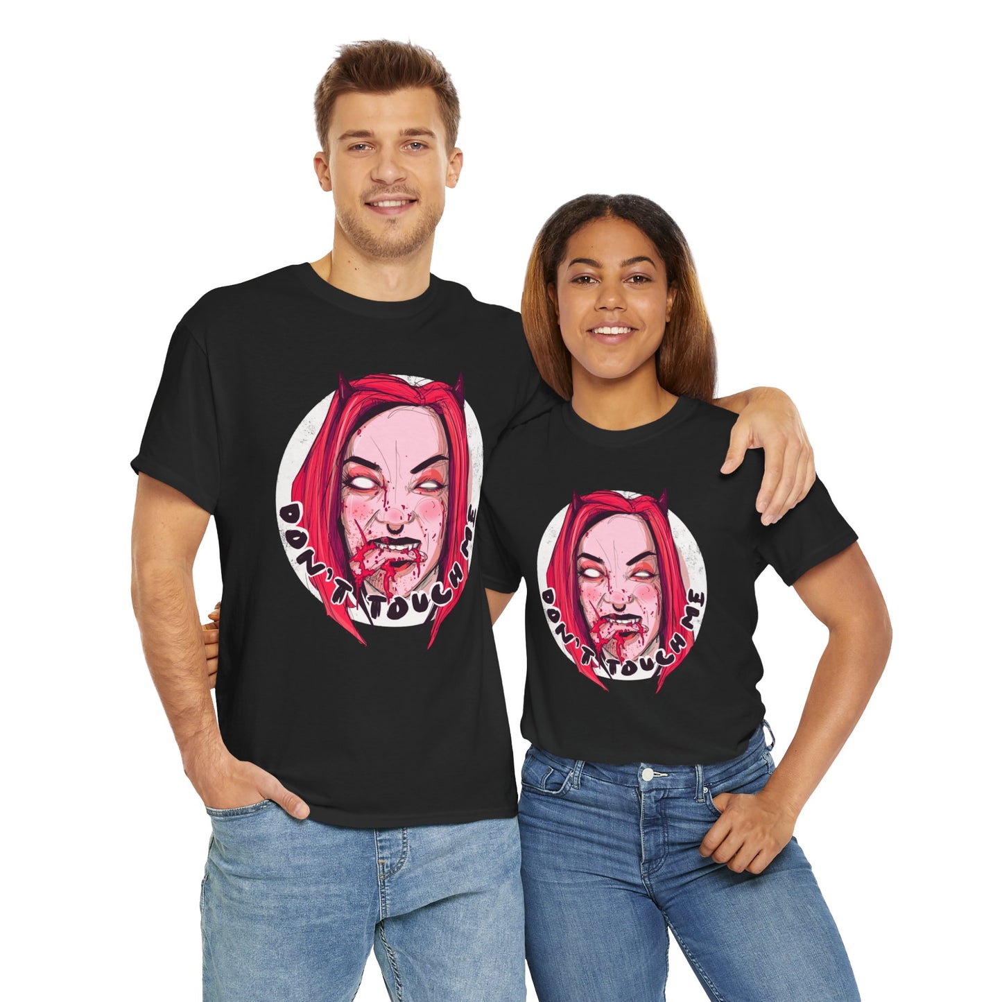 Don't Touch Me Unisex Heavy Cotton Tee