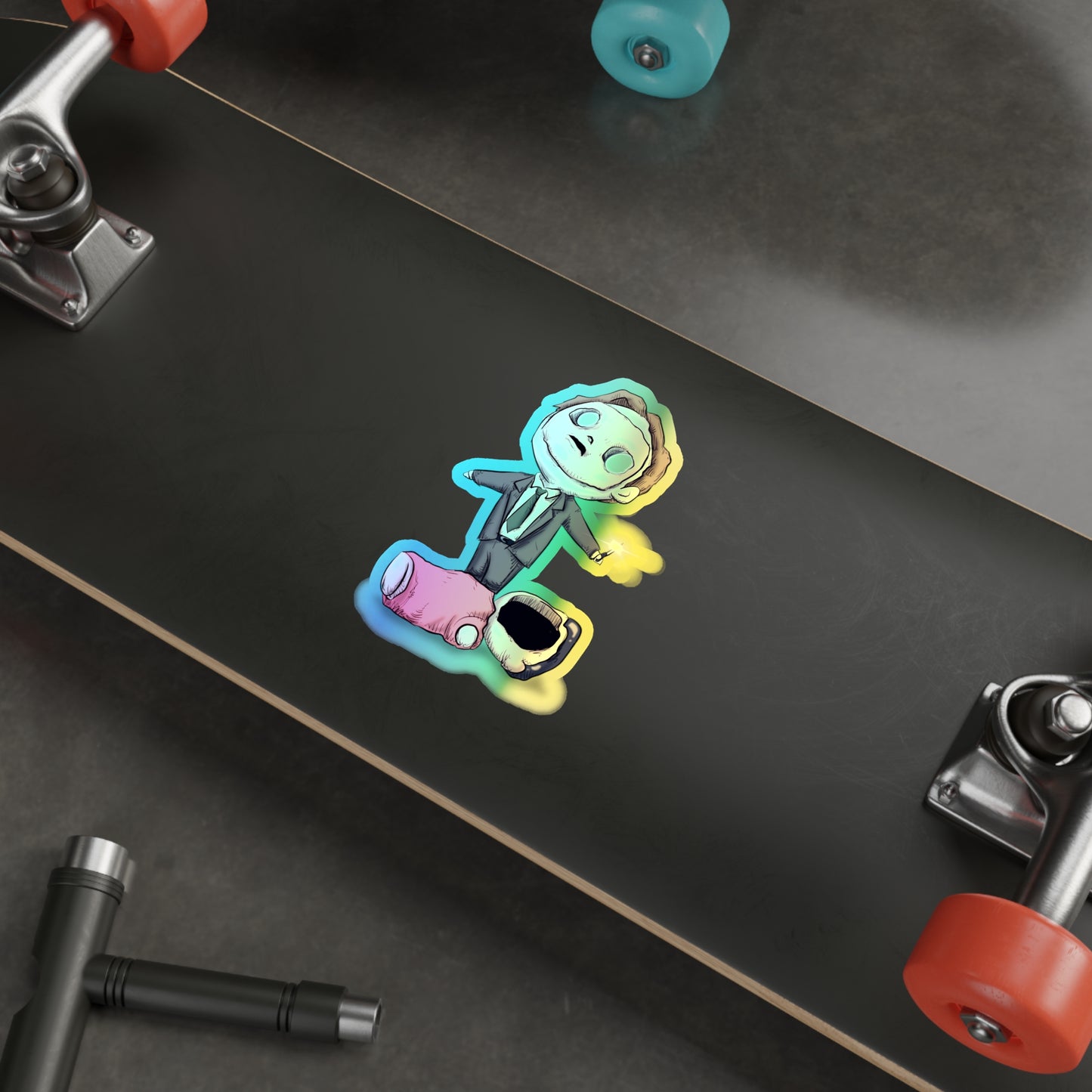 First Aid Fail Holographic Die-cut Stickers