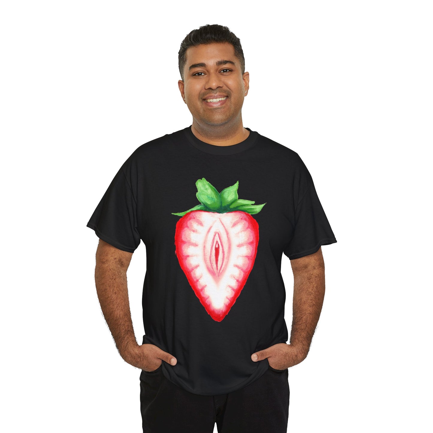 Juicy Strawberry Unisex Heavy Cotton Tee
