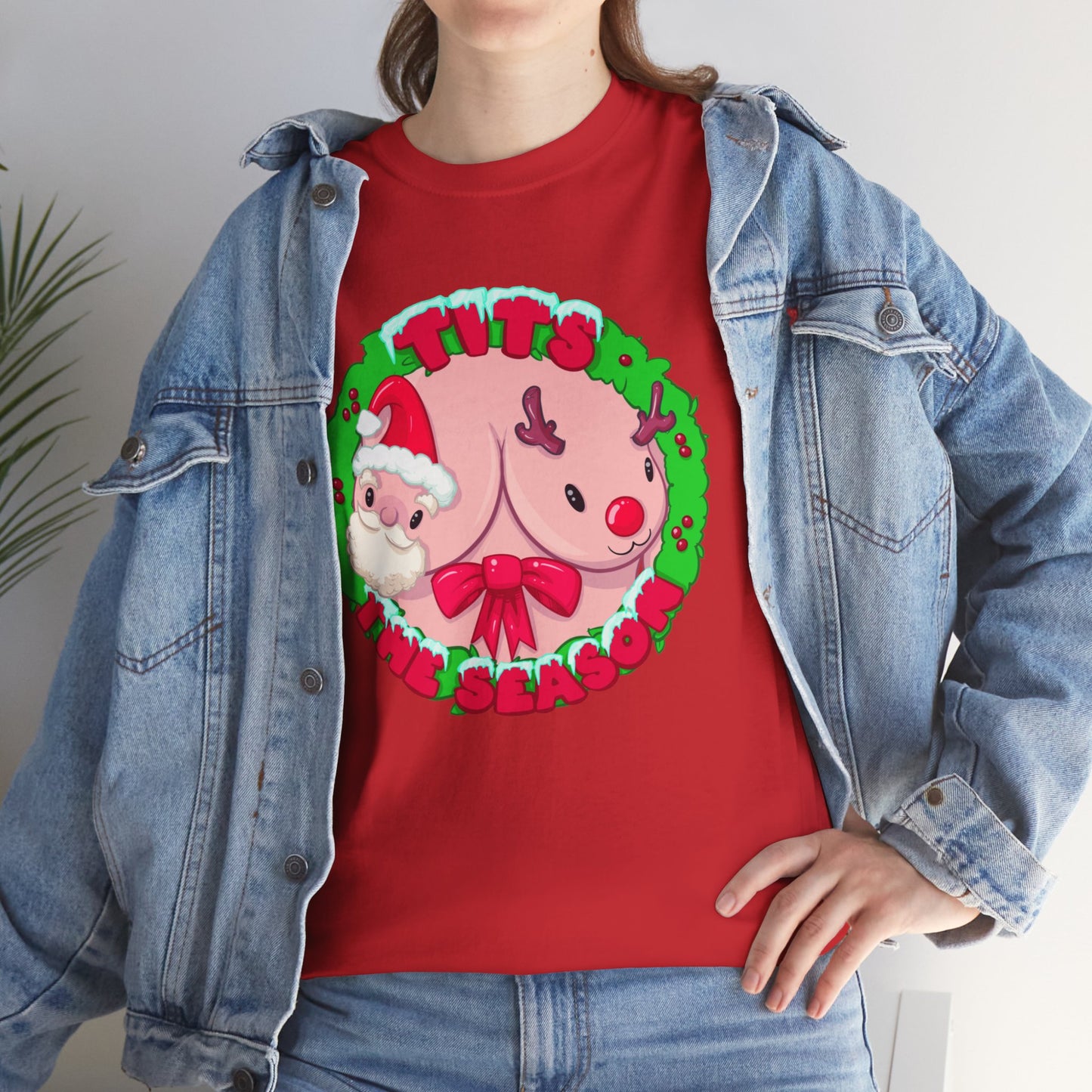 Tits The Season Unisex Heavy Cotton Tee